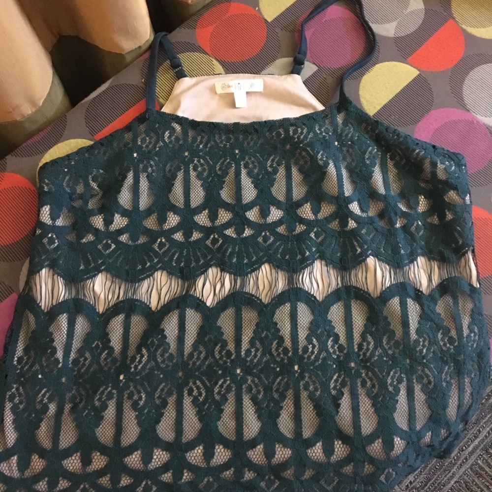 Dressy spaghetti strap top